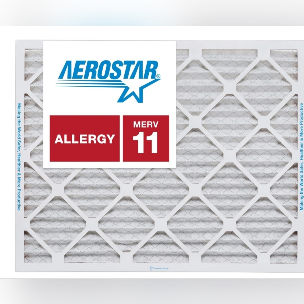 Aerostar 19 -7/8 x 21 -1/2x1 MERV 11 Furnace Air Filter, 3 Pack